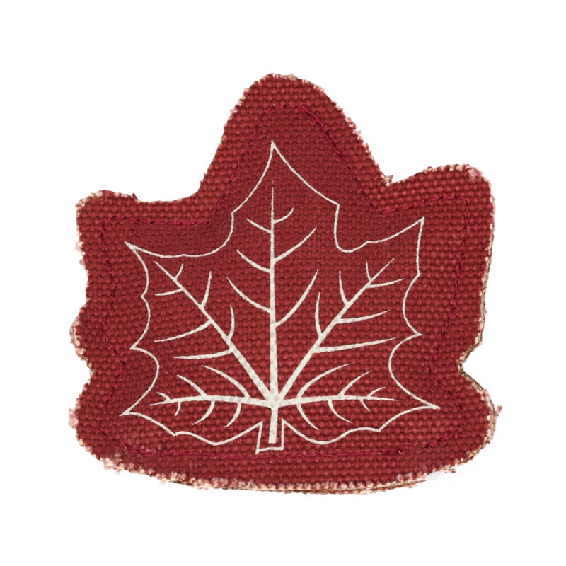 Jouet pour chat feuille d'érable à remplir d'herbe à chat style déco