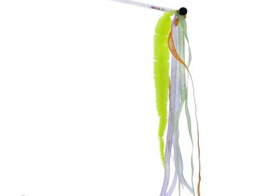 Tutù canne à pêche pour chat lanière et peluche plus perles dans la canne