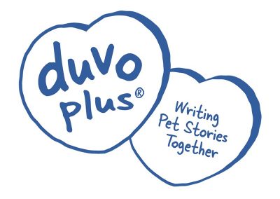 Logo Duvo+ marque dédiée au jouets pour chat