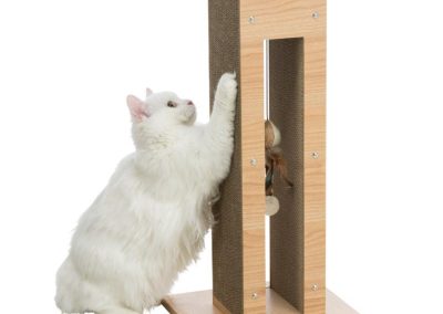 Colonne griffoir chat design jouet inclus