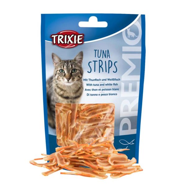 Tuna strips friandises naturelles thon séché Healthy snack chat