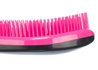 brosse poils souples plastique rose pour chat
