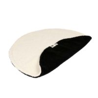 Maeve couverture tapis rond pour chat XL double face écru et noir