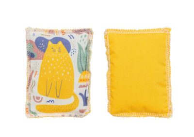 Mini coussin valériane pour chat tissus coton contient de la racine de valériane