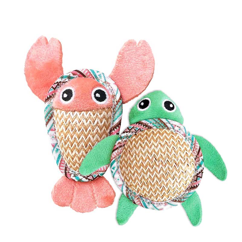 Peluche pour chat Tropics Pal Kong tortue homard
